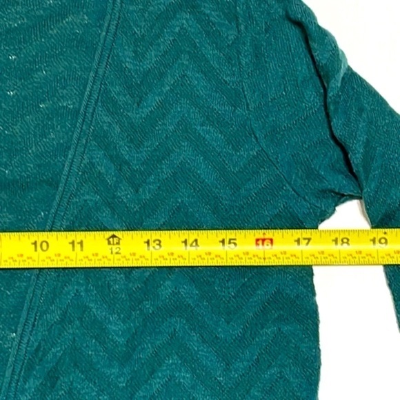 Moth Long Teal Green Duster Cardigan Anthropologie Size S/P - Picture 8 of 12